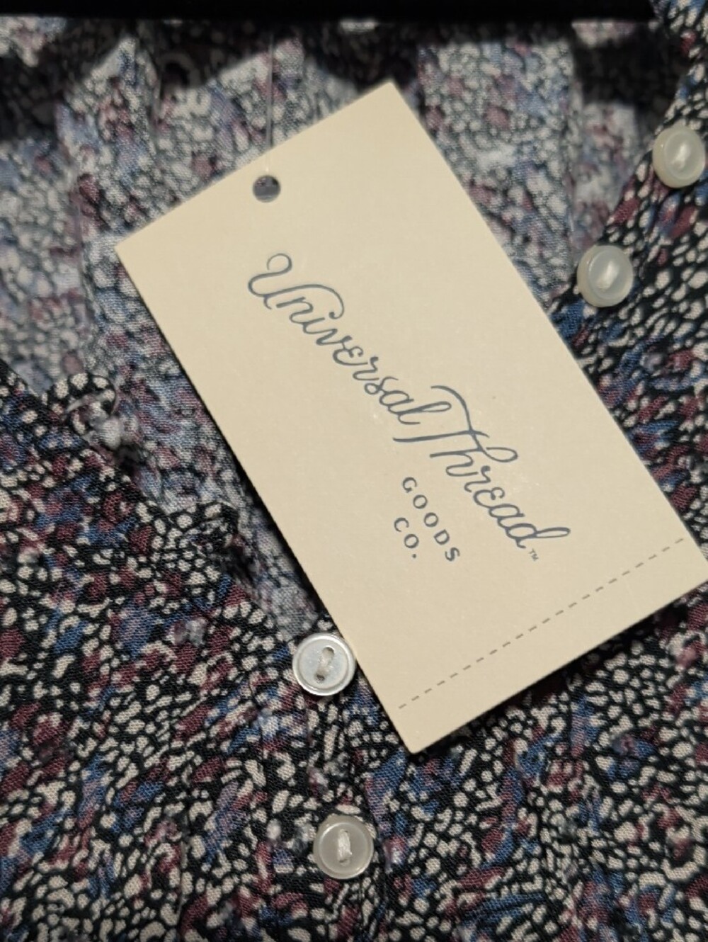 Universal Thread Multi-Color Floral Blouse - Picture 2 of 4